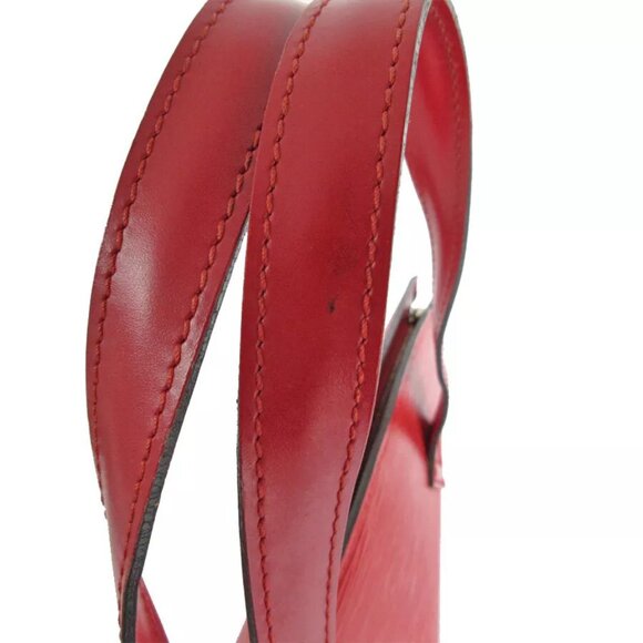 LOUIS VUITTON Epi Saint JacquesHandbag Red Epi Leather - Picture 5 of 12